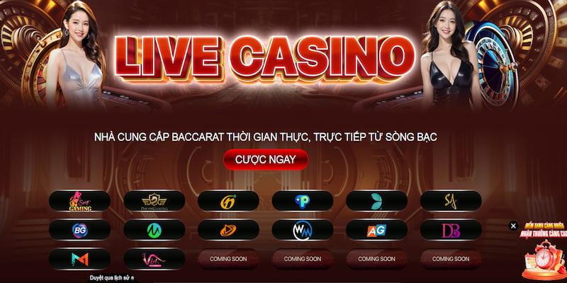 Sòng bài Casino với nhiều bộ môn đặc sắc